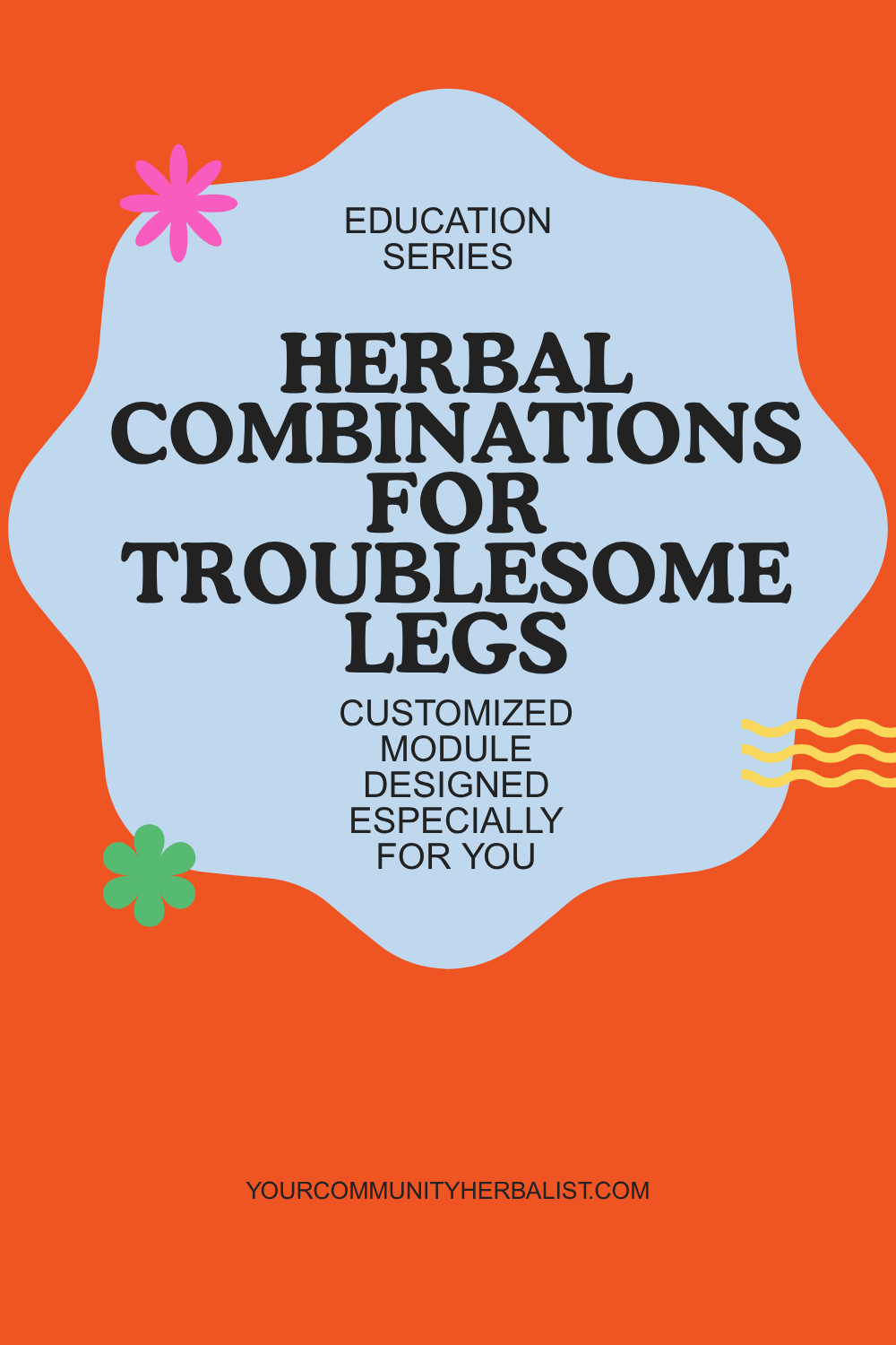 Herbal Combinations for Troublesome Legs - Education Series